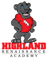 Highland Renaissance Academy mascot logo